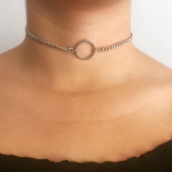 Jewelry - Sterling Silver Link Choker Necklace ✨